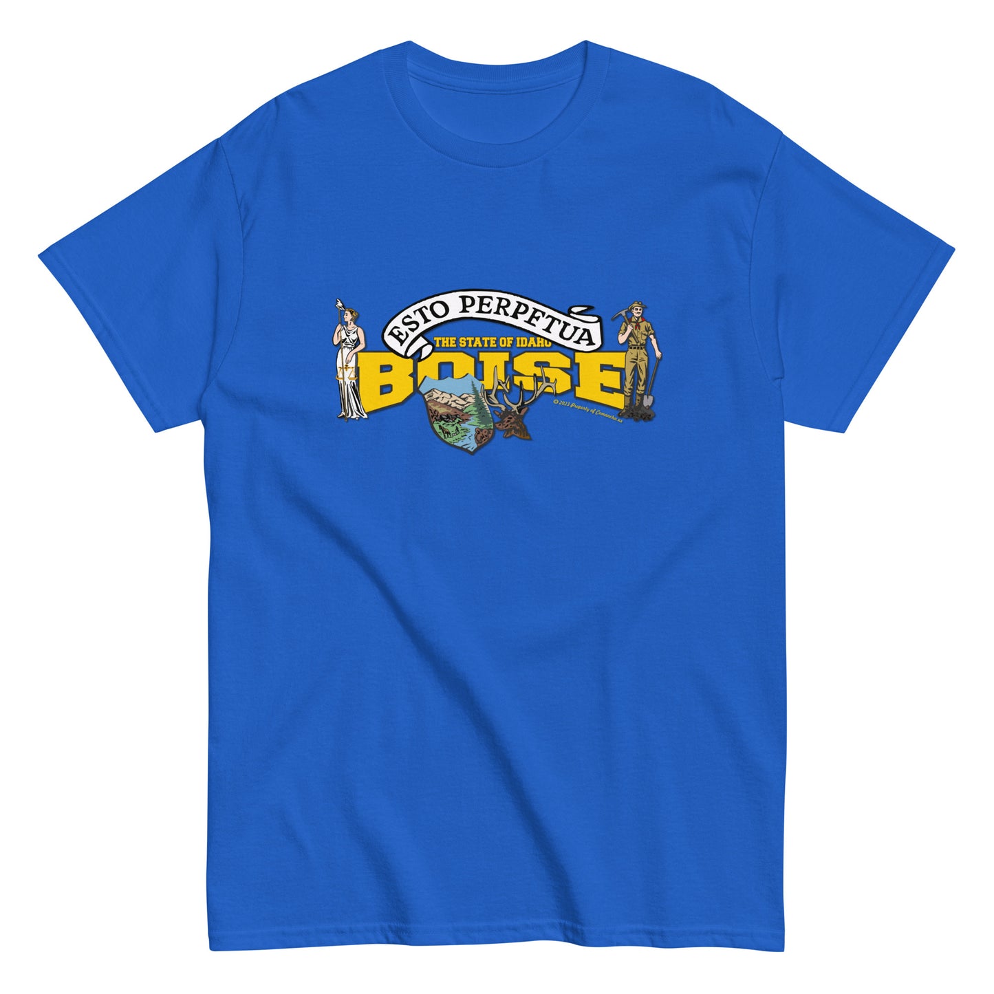Boise t-shirt, Idaho State T-shirt, Comancha Graphics,