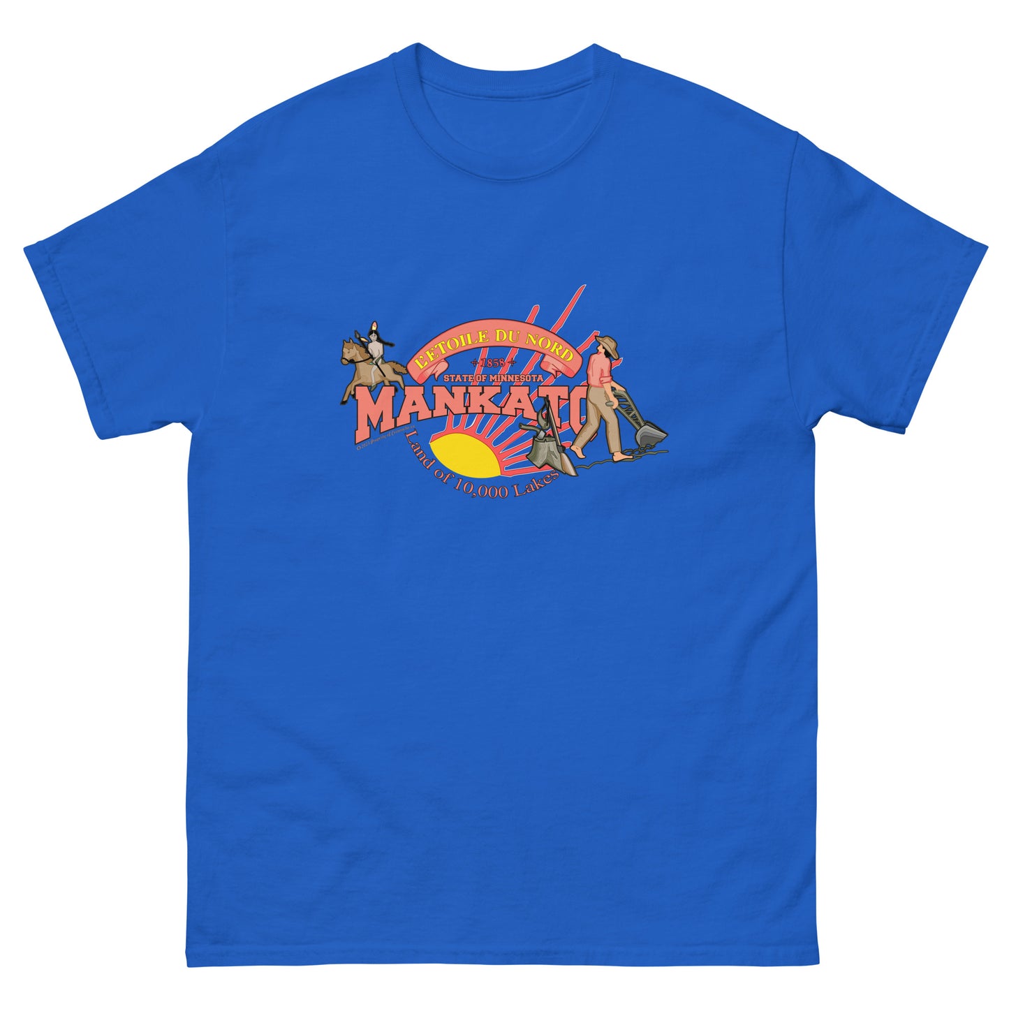 Mankato t-shirt,Minnesota T-shirt, Comancha Graphics,
