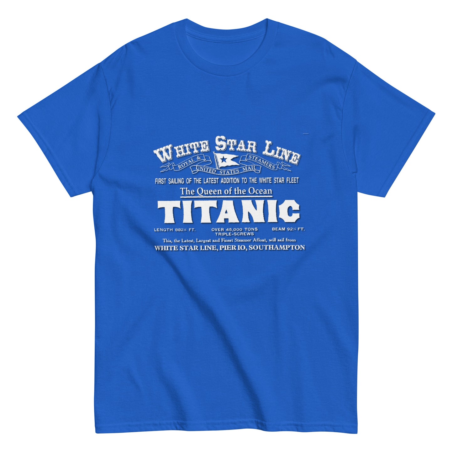 WHITE STAR LINE-Titanic Men's classic tee