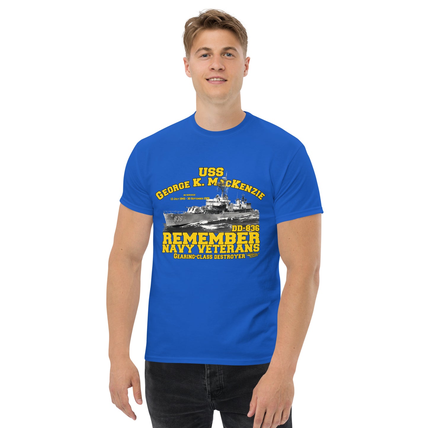 USS George K MacKenzie DD-836 t-shirt