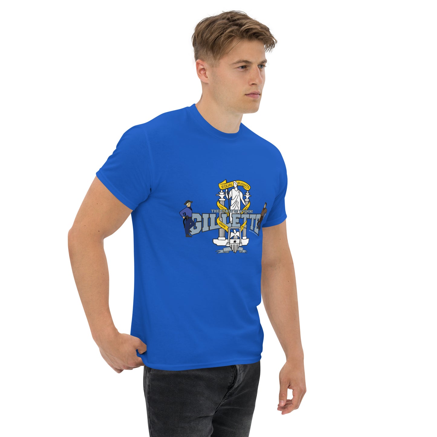 Gillette t-shirt,Wyoming T-shirt Comancha Graphics,