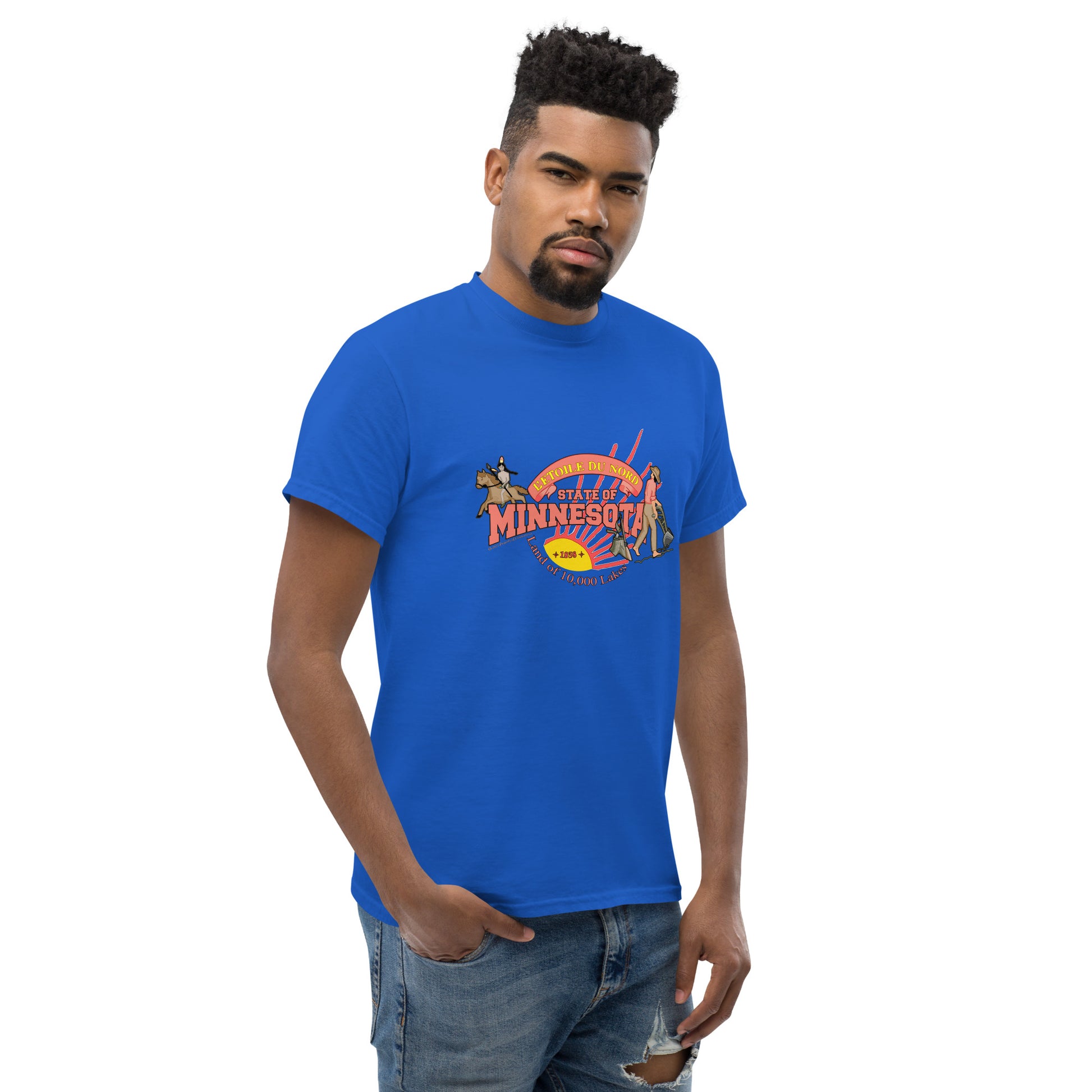 Minnesota tee, Minnesota USA T-shirt,Minnesota State T-Shirt, Comancha Graphics,