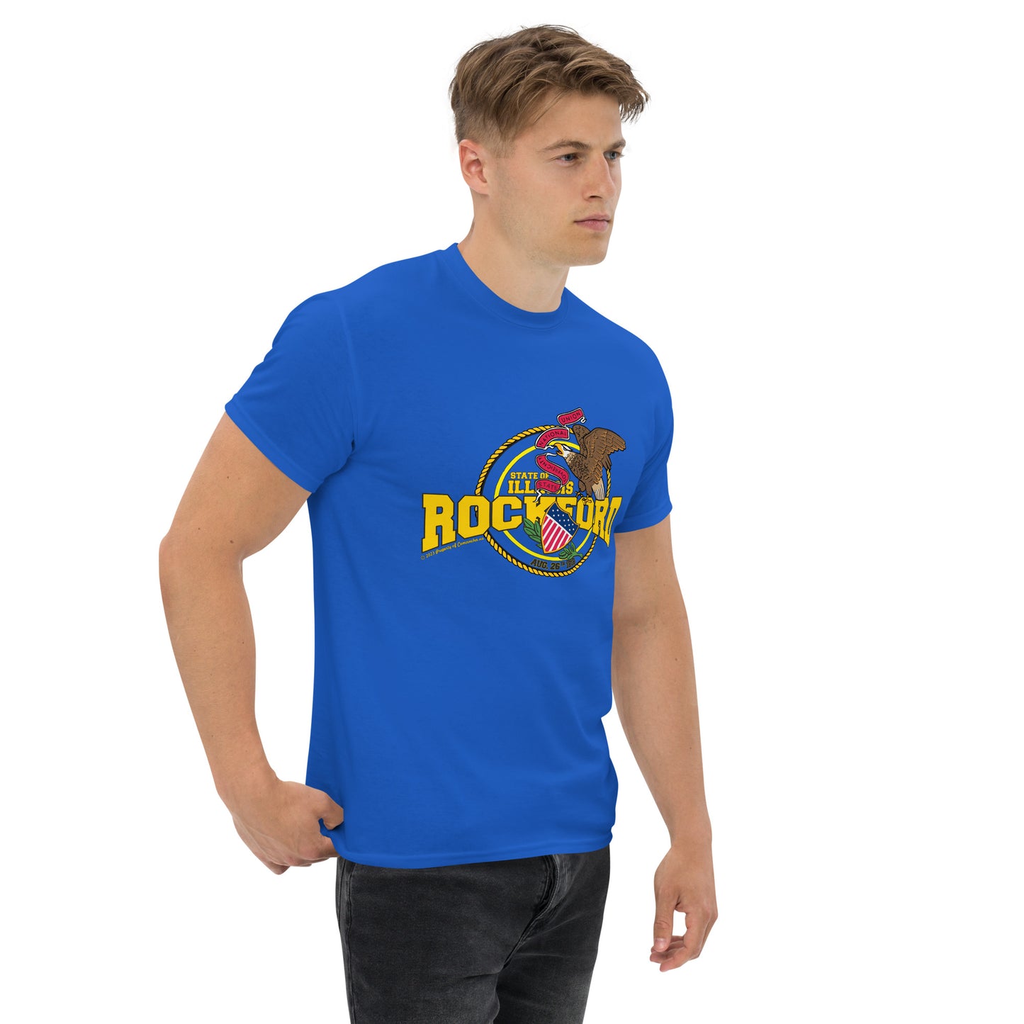 Rockford t-shirt, Illinois T-Shirt Comancha Graphics,