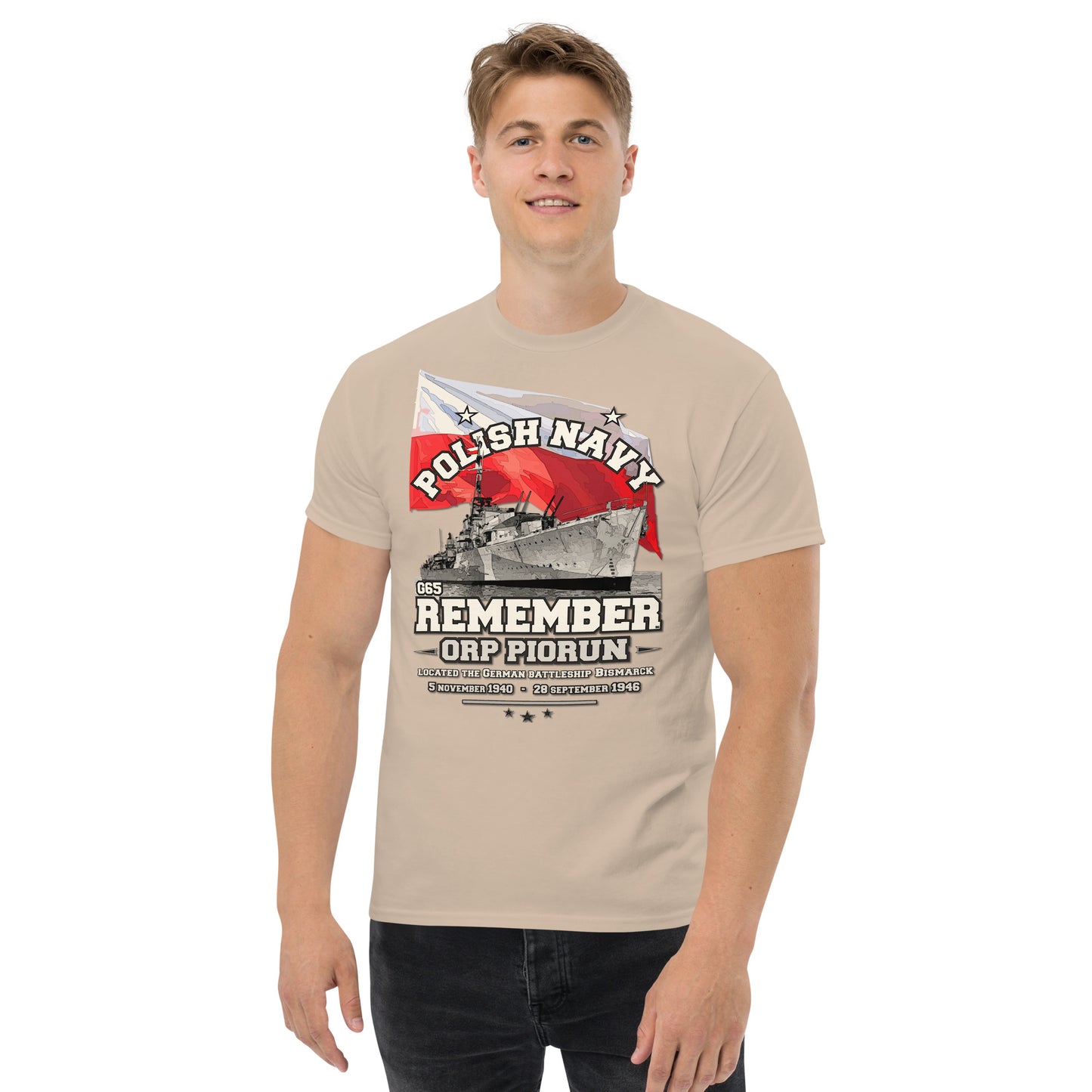 ORP Piorun Polish Navy Destroyer t-shirt