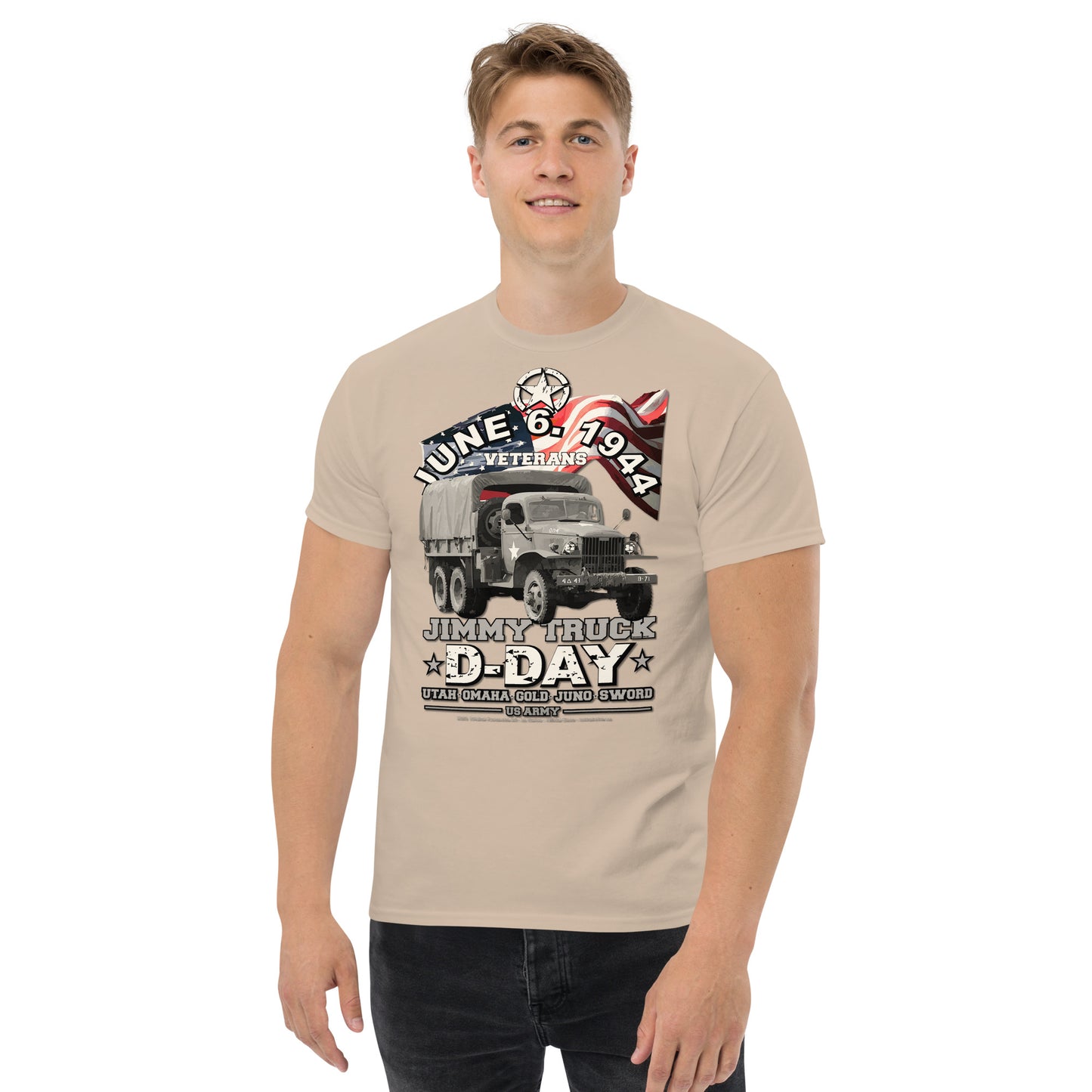 D-DAY Jimmy Truck Veterans t-shirt