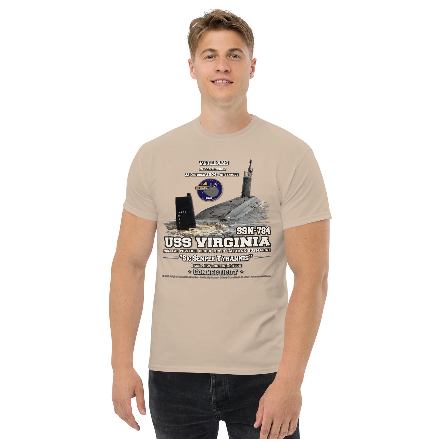 USS VIRGINIA SSN-784 Submarine T-shirt