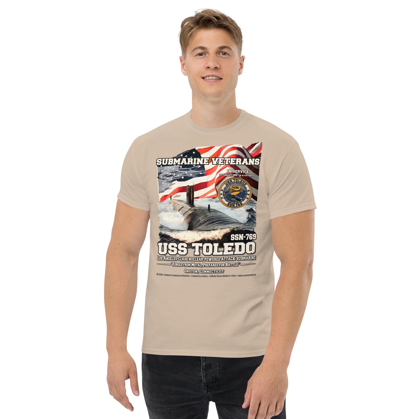 USS TOLEDO SSN-769 Submarine t-shirt