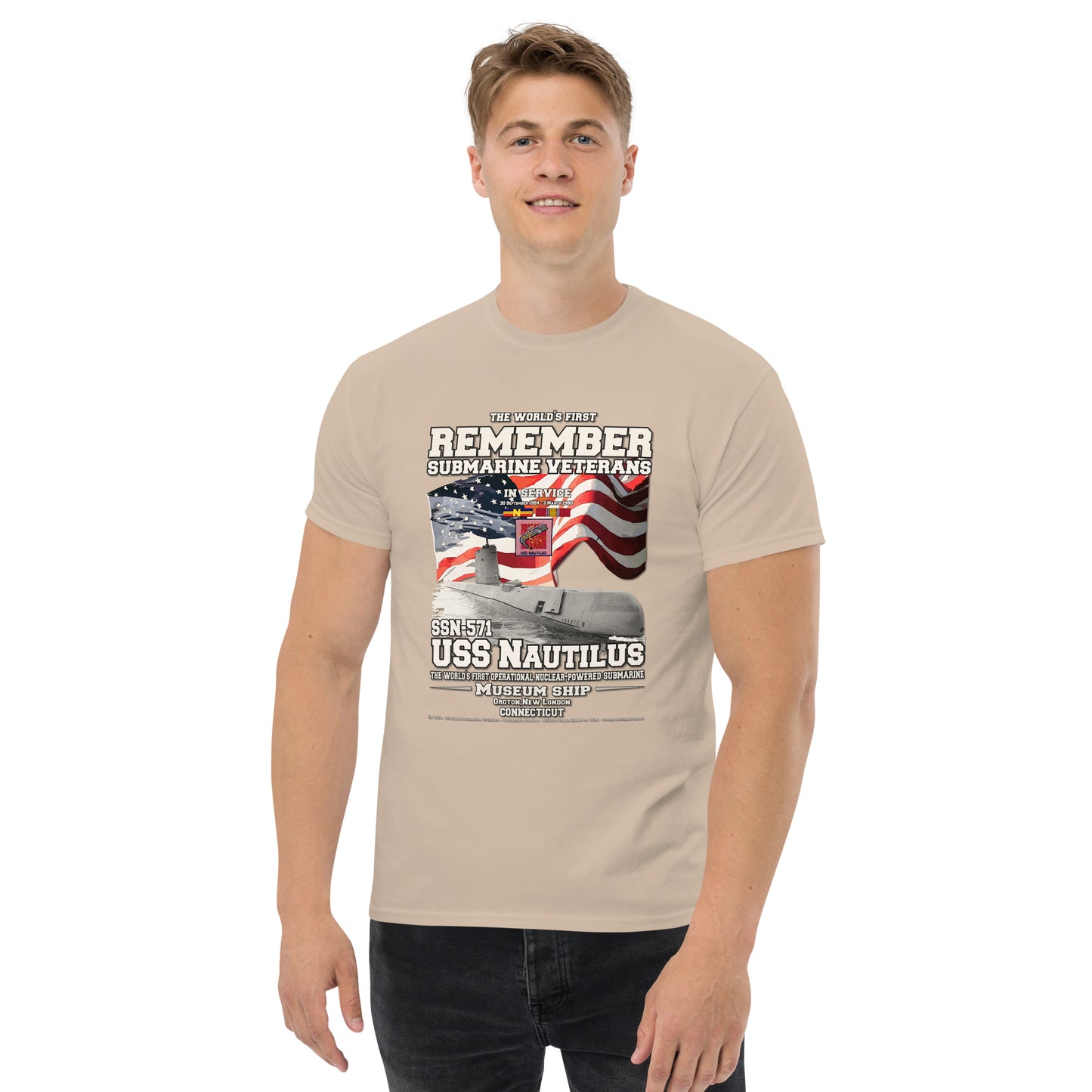 USS NAUTILUS SSN-571 Submarine t-shirt
