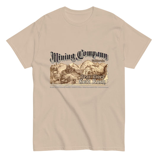 BEAR RIVER Gold Rush - Mining Company T-Shirt, Comancha T-shirts Store,