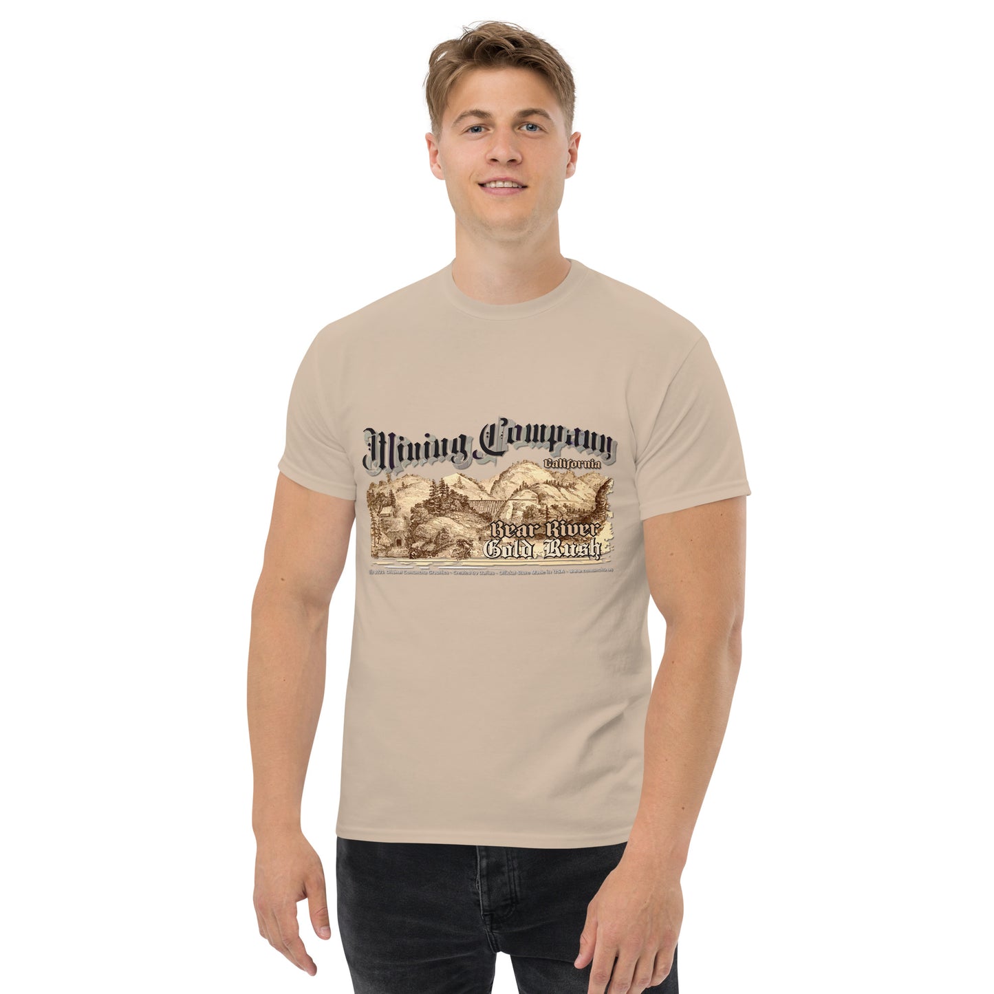 BEAR RIVER Gold Rush t-shirt, Mining Company T-Shirt,