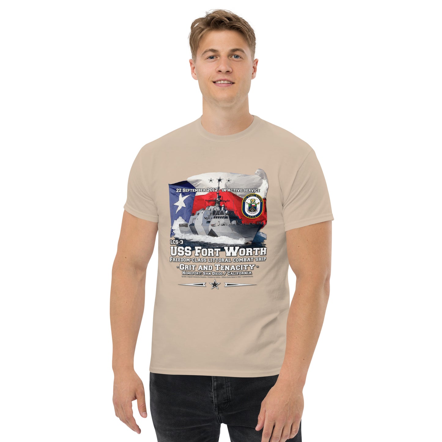 USS FORT WORTH LCS-3 Littoral Combat Ship T-shirt