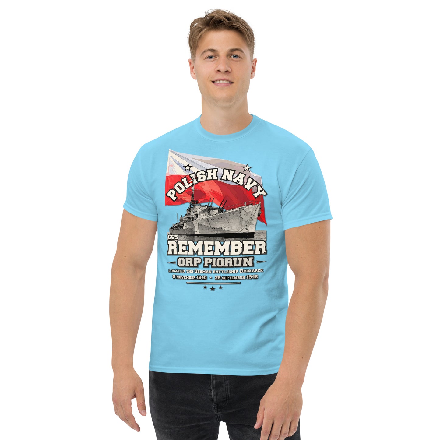ORP Piorun Polish Navy Destroyer t-shirt
