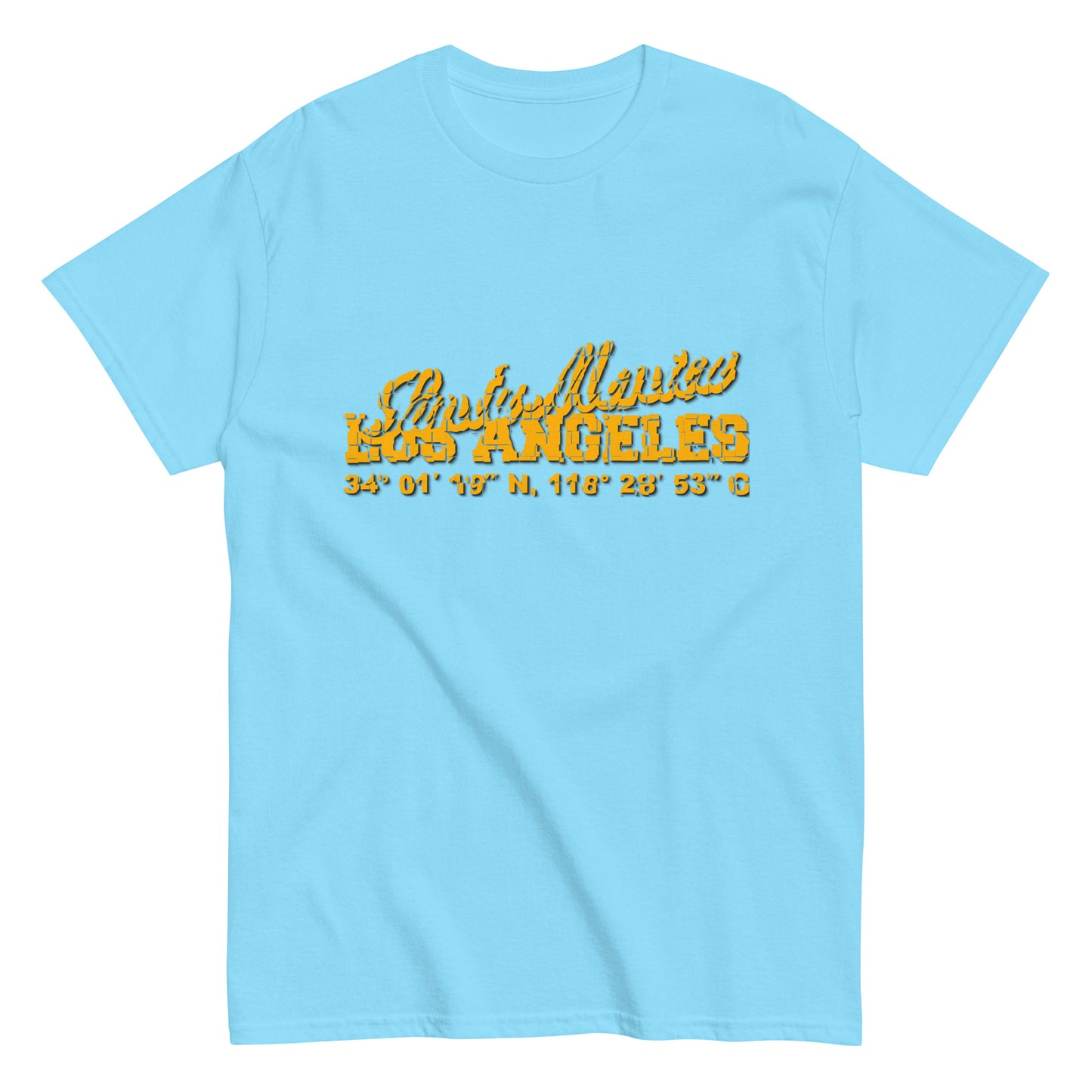 Santa Monica - los Angeles, T-Shirt Comancha.us, Comancha Design,Santa Monica tee, los Angeles tee, T-Shirt Comancha.us, Comancha Design,comancha graphics,