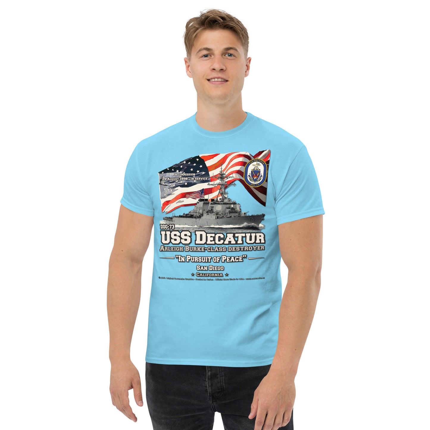 USS DECATUR DDG-73 Destroyer t-shirt