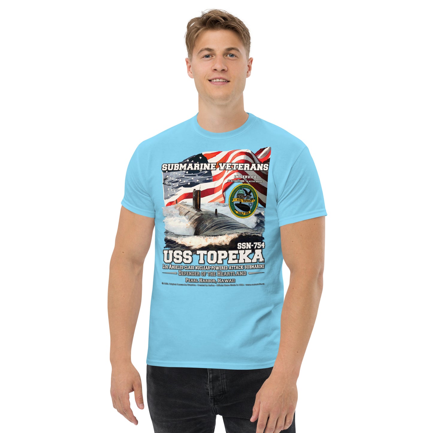 USS TOPEKA SSN-754 Attack Submarine T-shirt