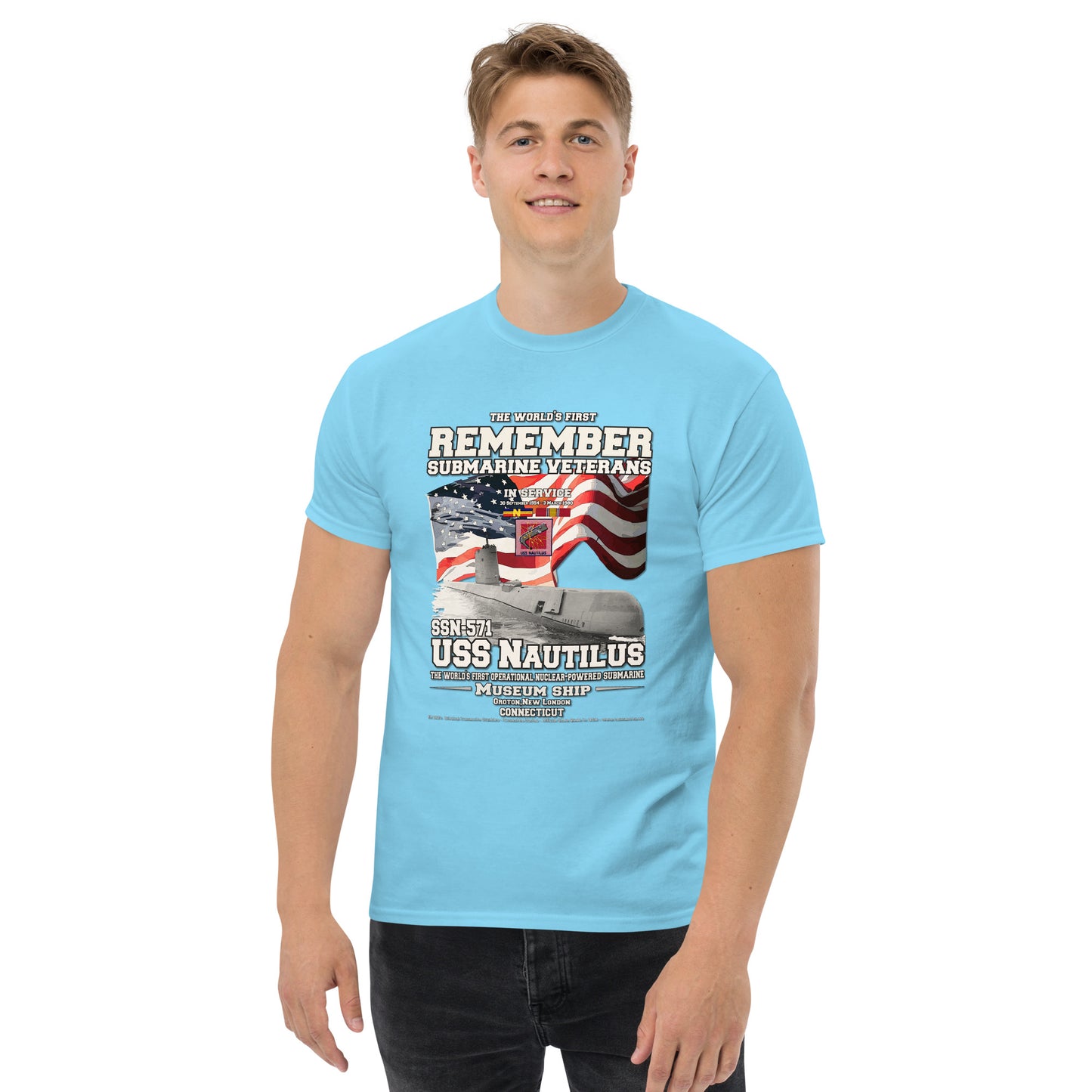 USS NAUTILUS SSN-571 Submarine t-shirt