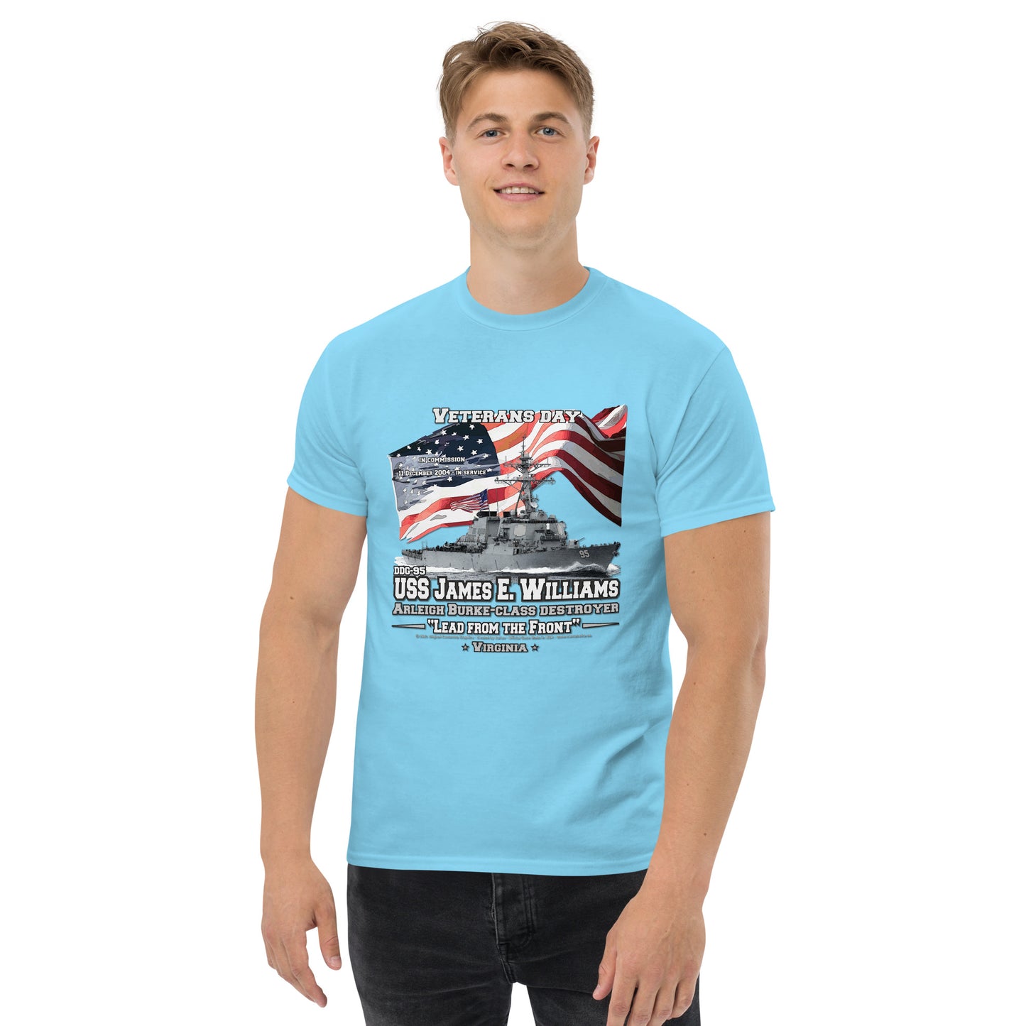 USS JAMES WILLIAMS DDG-95 Destroyer T-Shirt