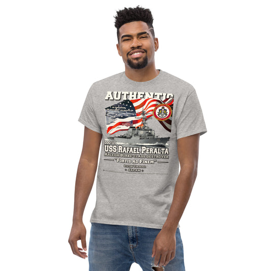 USS RAFAEL PERALTA DDG-115 Destroyer Veterans Classic T-Shirt, Comancha Navy T-shirts,