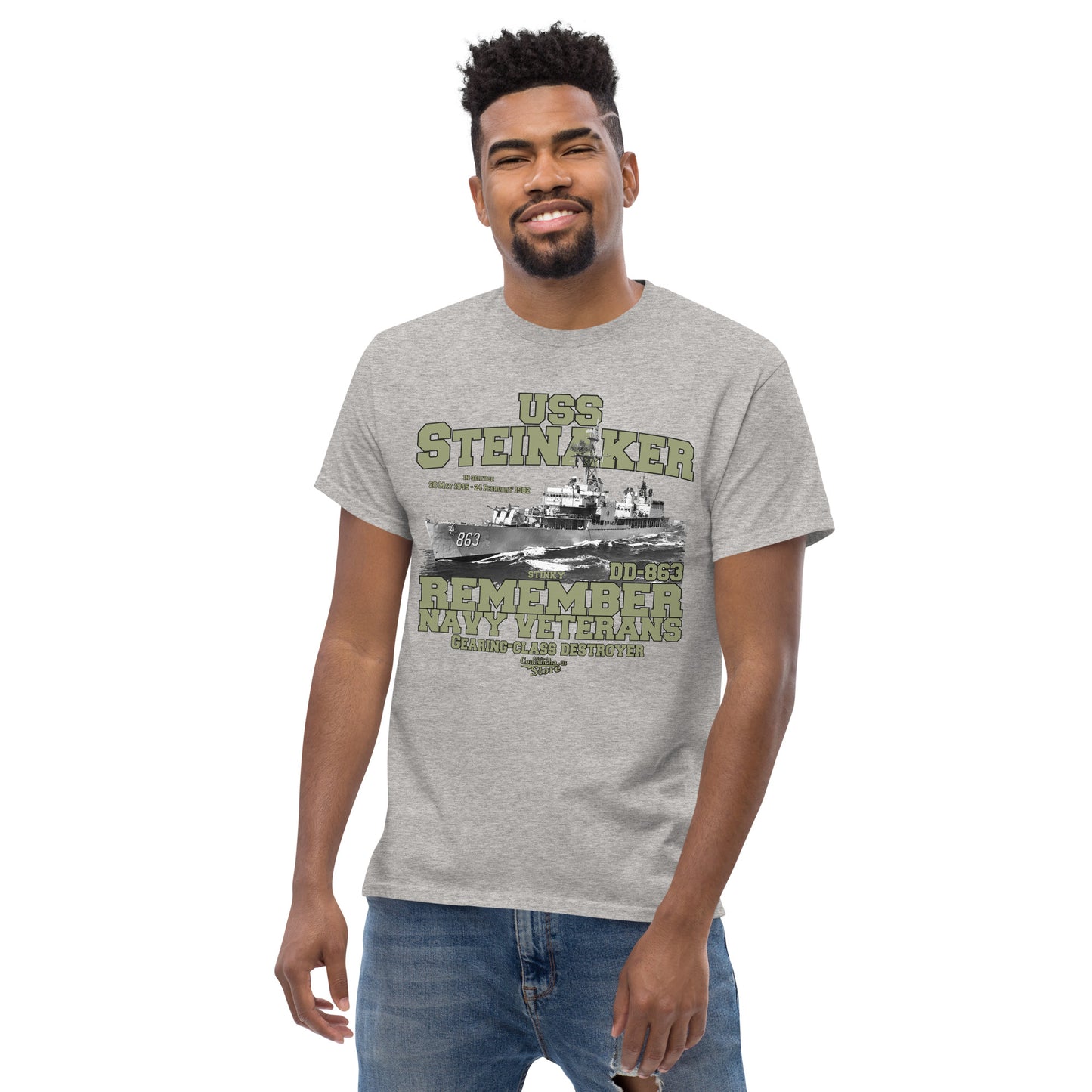 USS Steinaker DD-863 Destroyer tee