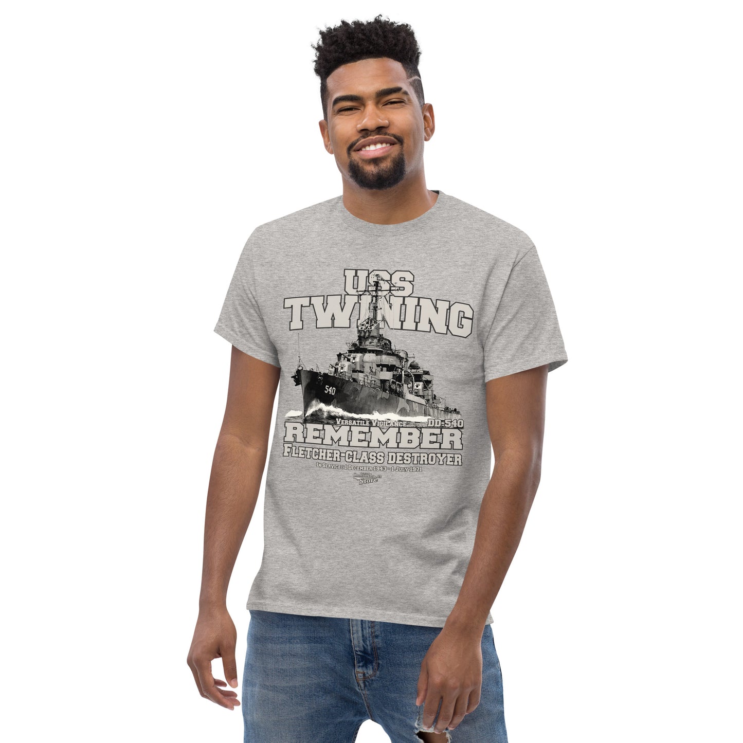 USS Twining DD-540 t-shirt