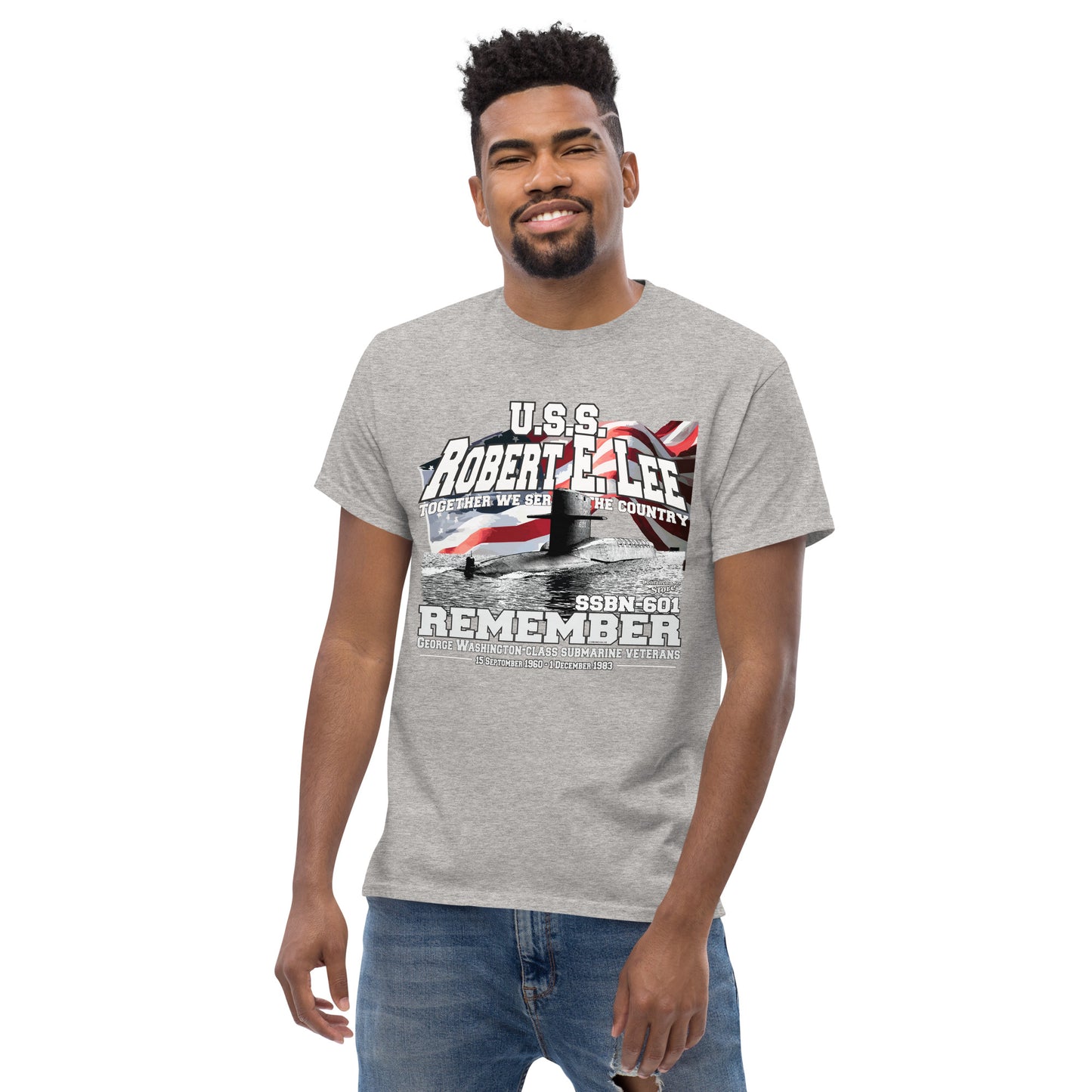 USS ROBERT E. LEE SSBN-601 Shipmates T-shirt