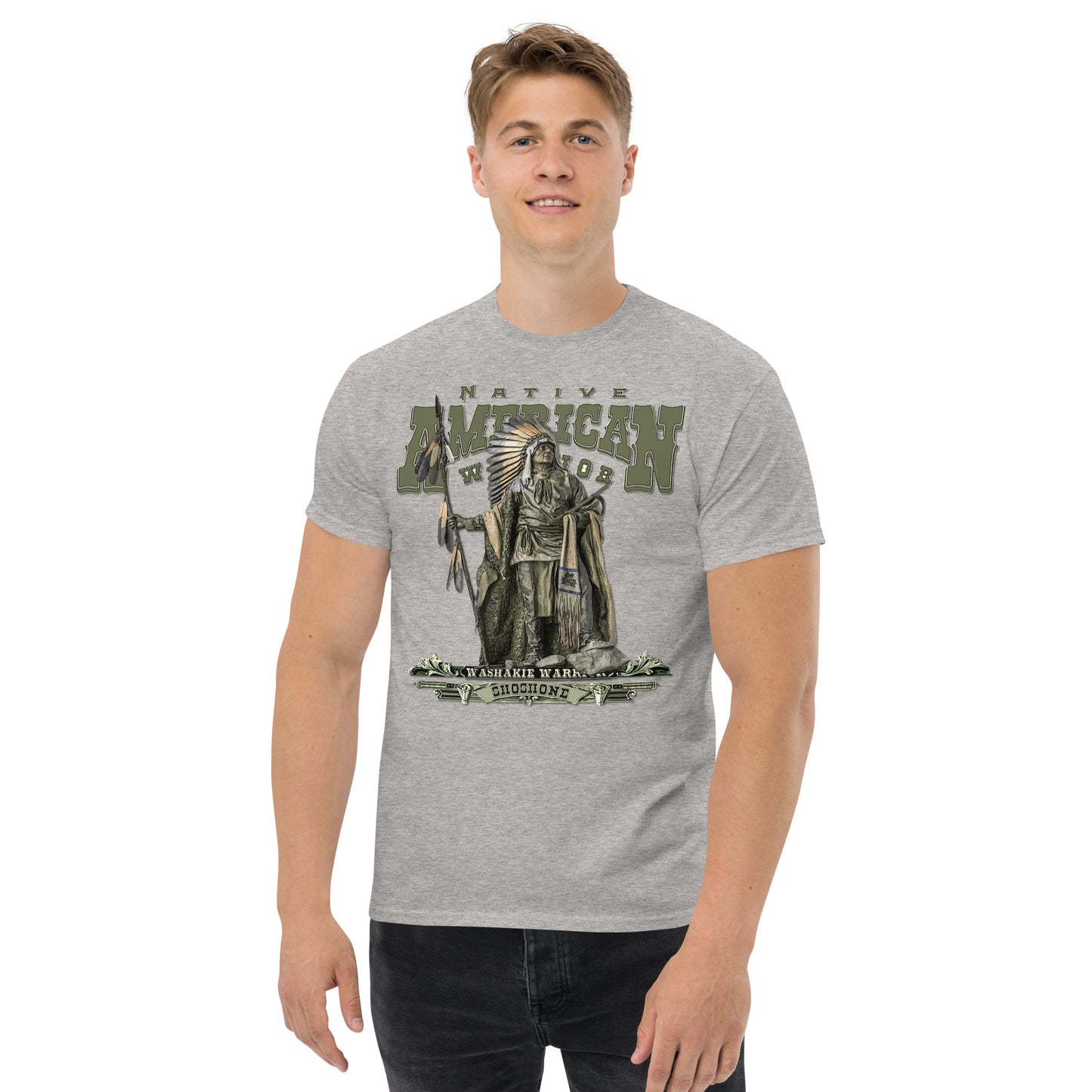 Washakie Warrior T-shirt - Shoshone