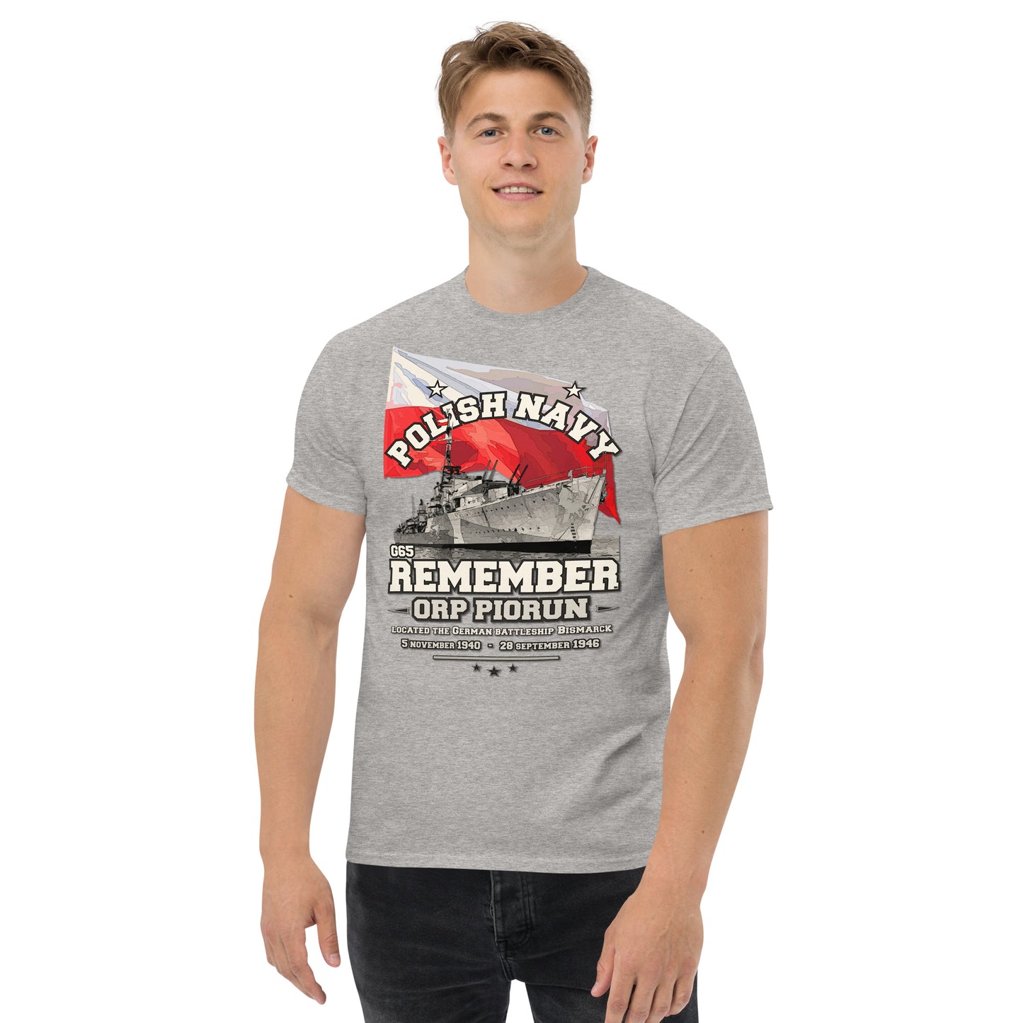 ORP Piorun Polish Navy Destroyer t-shirt