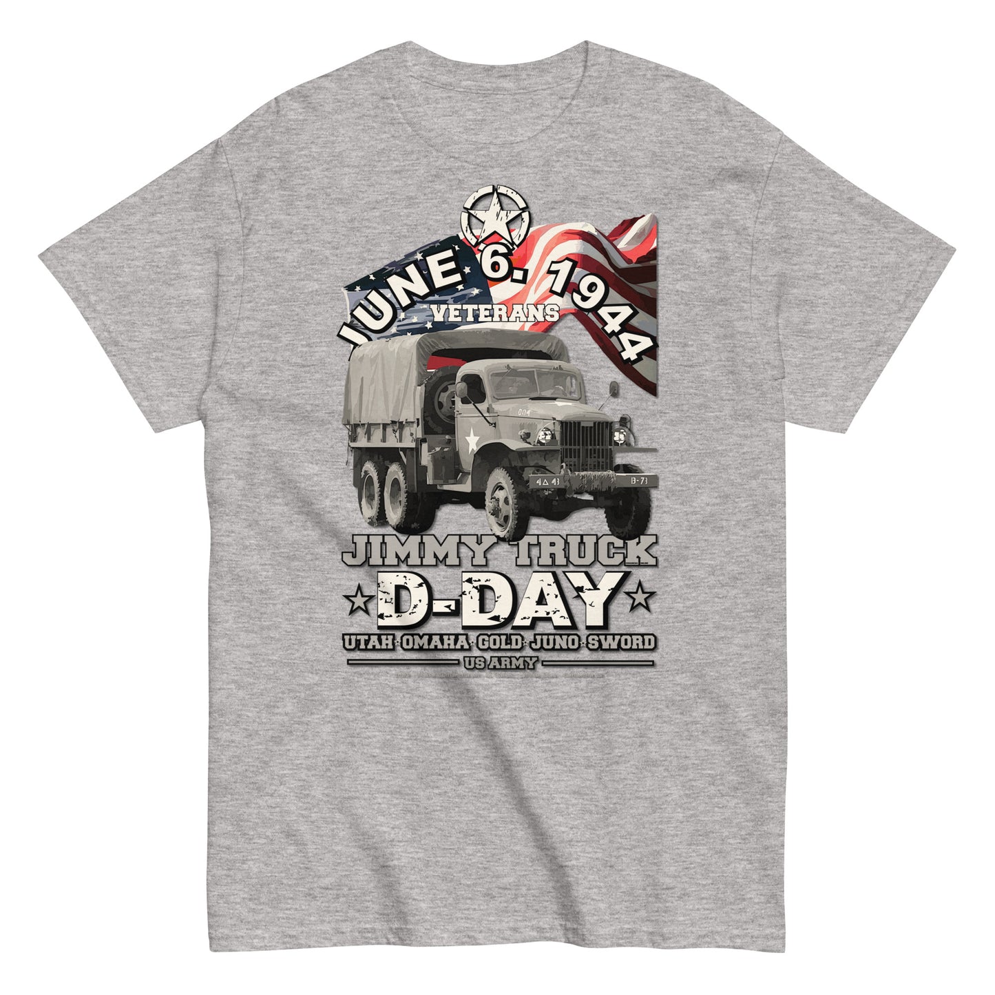 D-DAY Jimmy Truck Veterans t-shirt