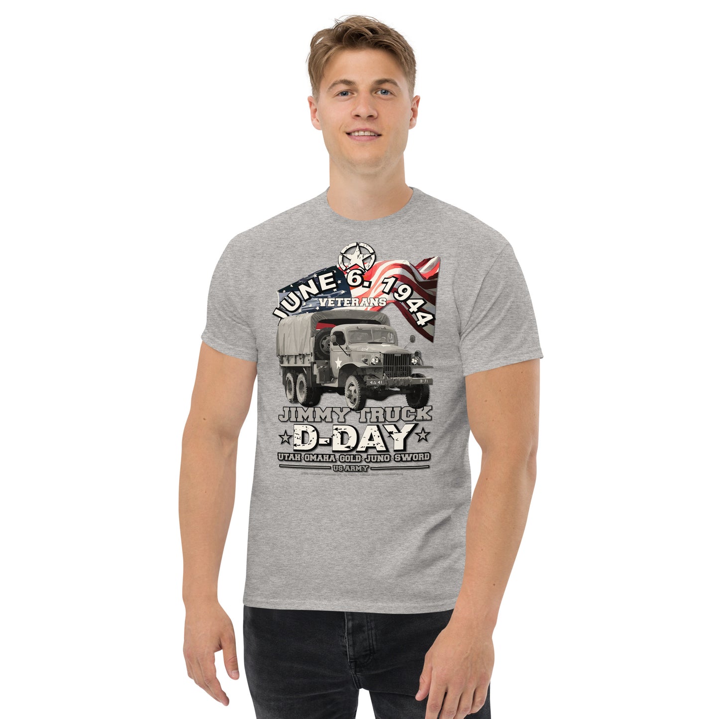 D-DAY Jimmy Truck Veterans t-shirt