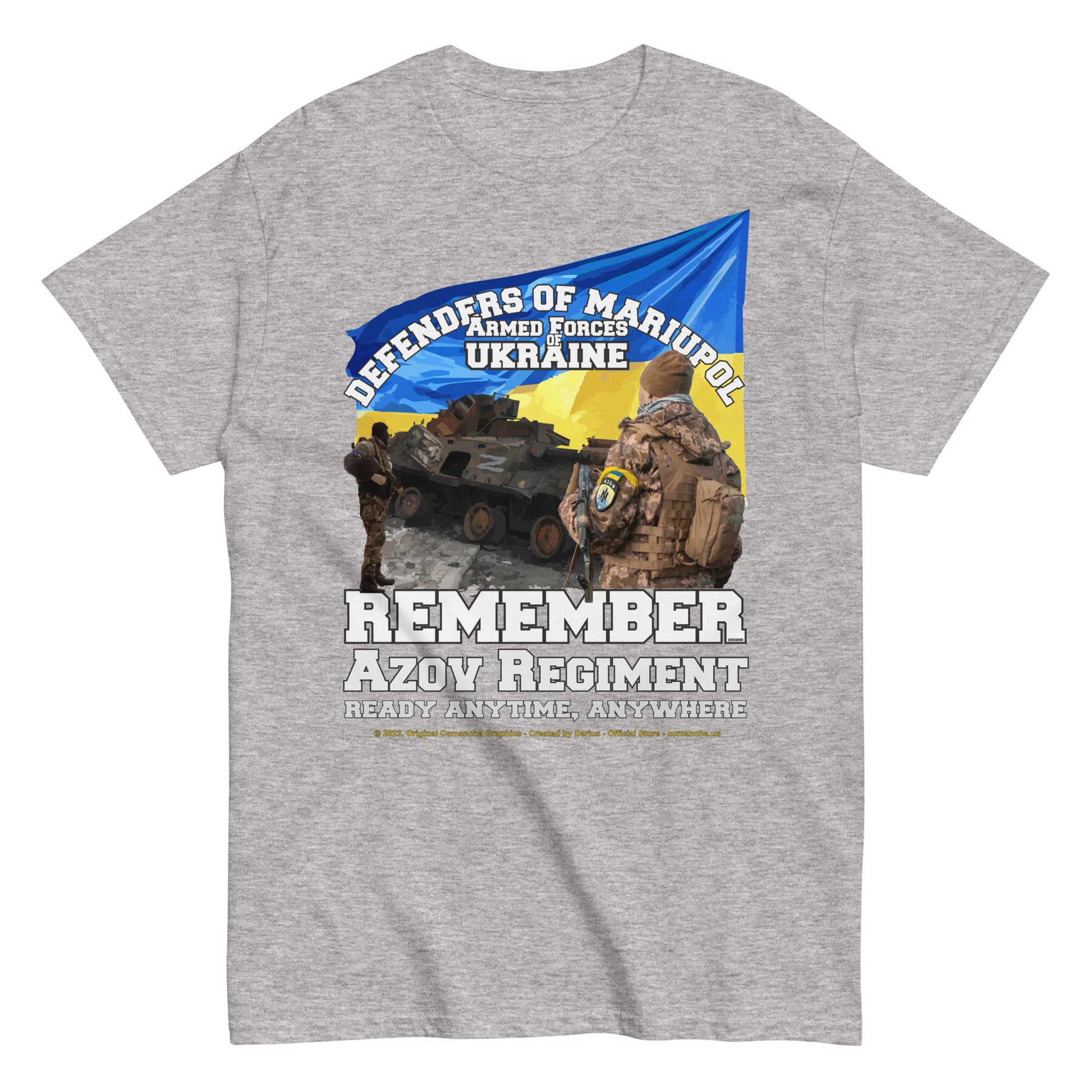 REMEMBER AZOV REGIMENT T-shirt, Comancha T-shirt,