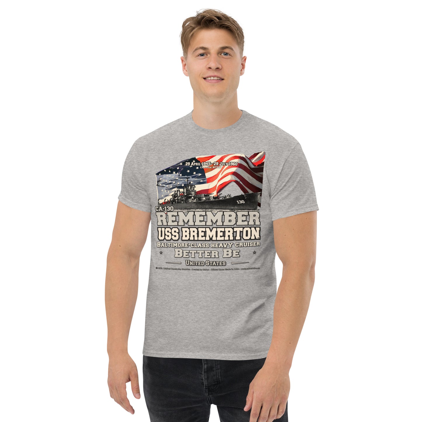 USS BREMERTON CA-130 Heavy Cruiser t-shirt