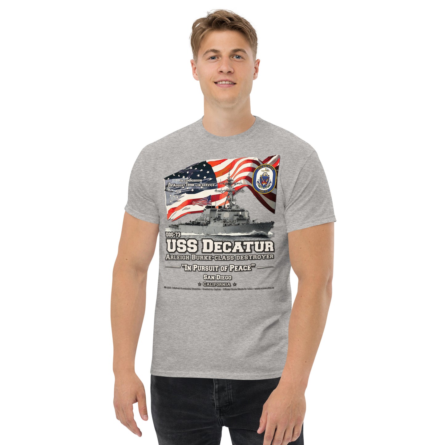 USS DECATUR DDG-73 Destroyer t-shirt