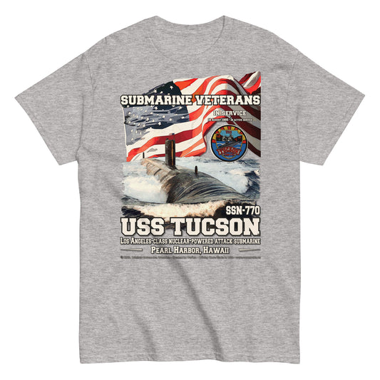 USS TUCSON SSN-770 Attack Submarine t-shirt