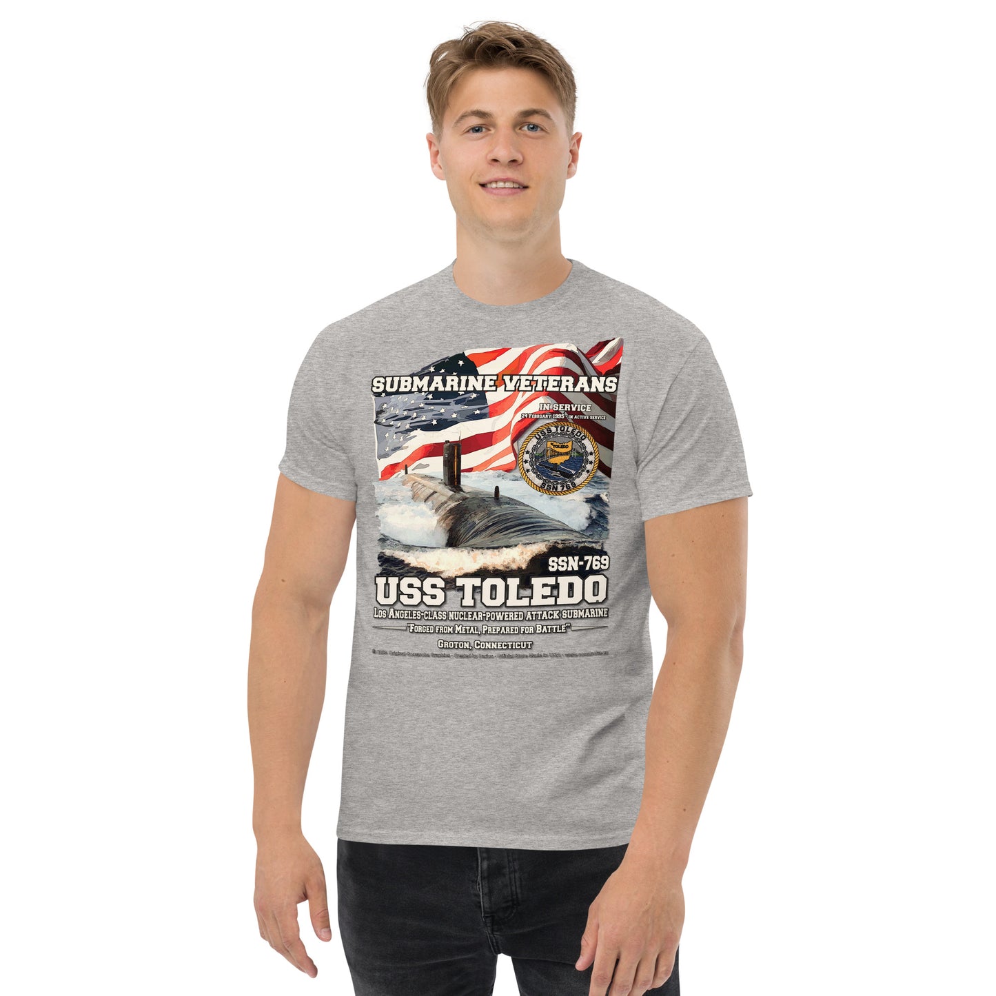 USS TOLEDO SSN-769 Submarine t-shirt