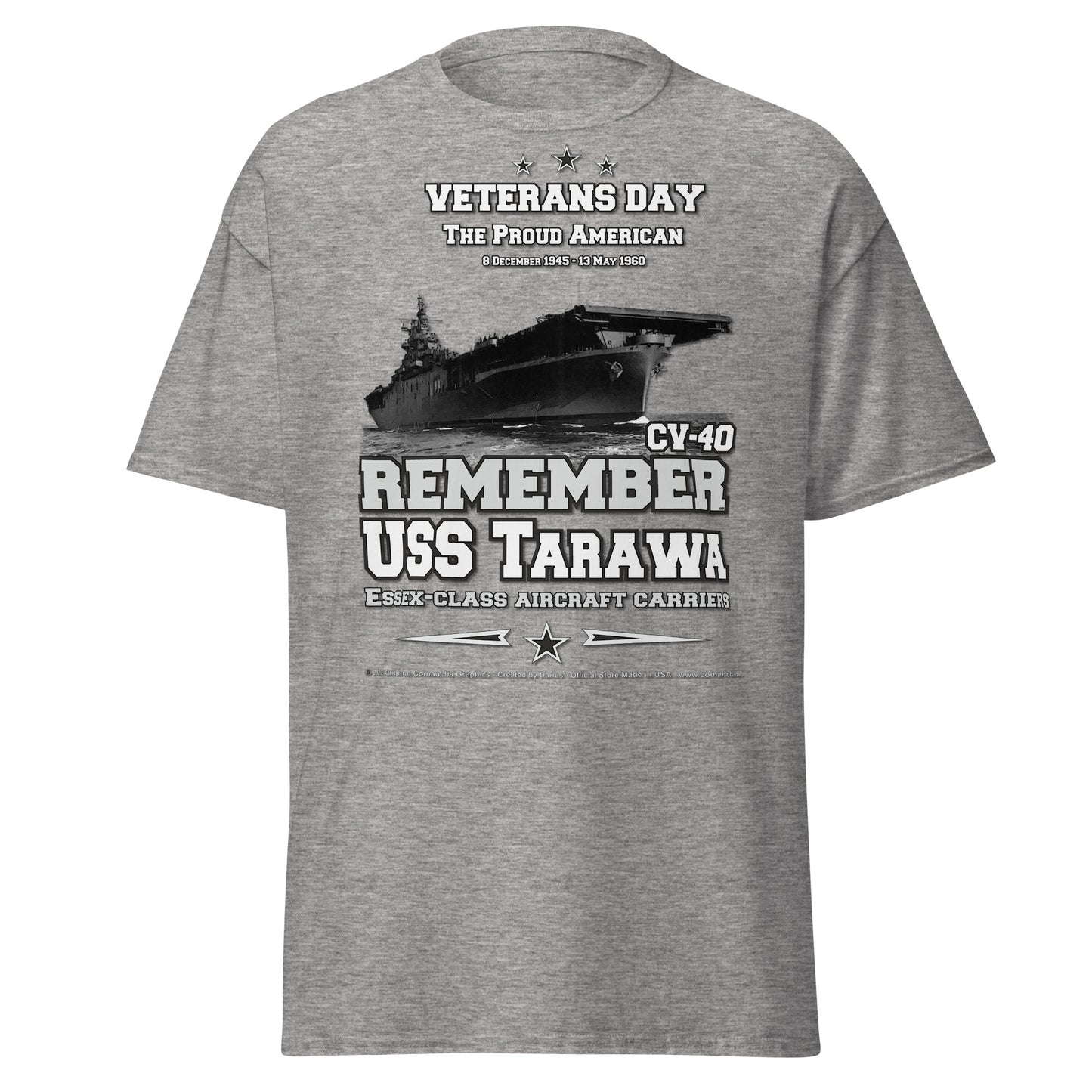 REMEMBER USS TARAWA CV-40 Aircraft Carrier Veterans, Comancha,