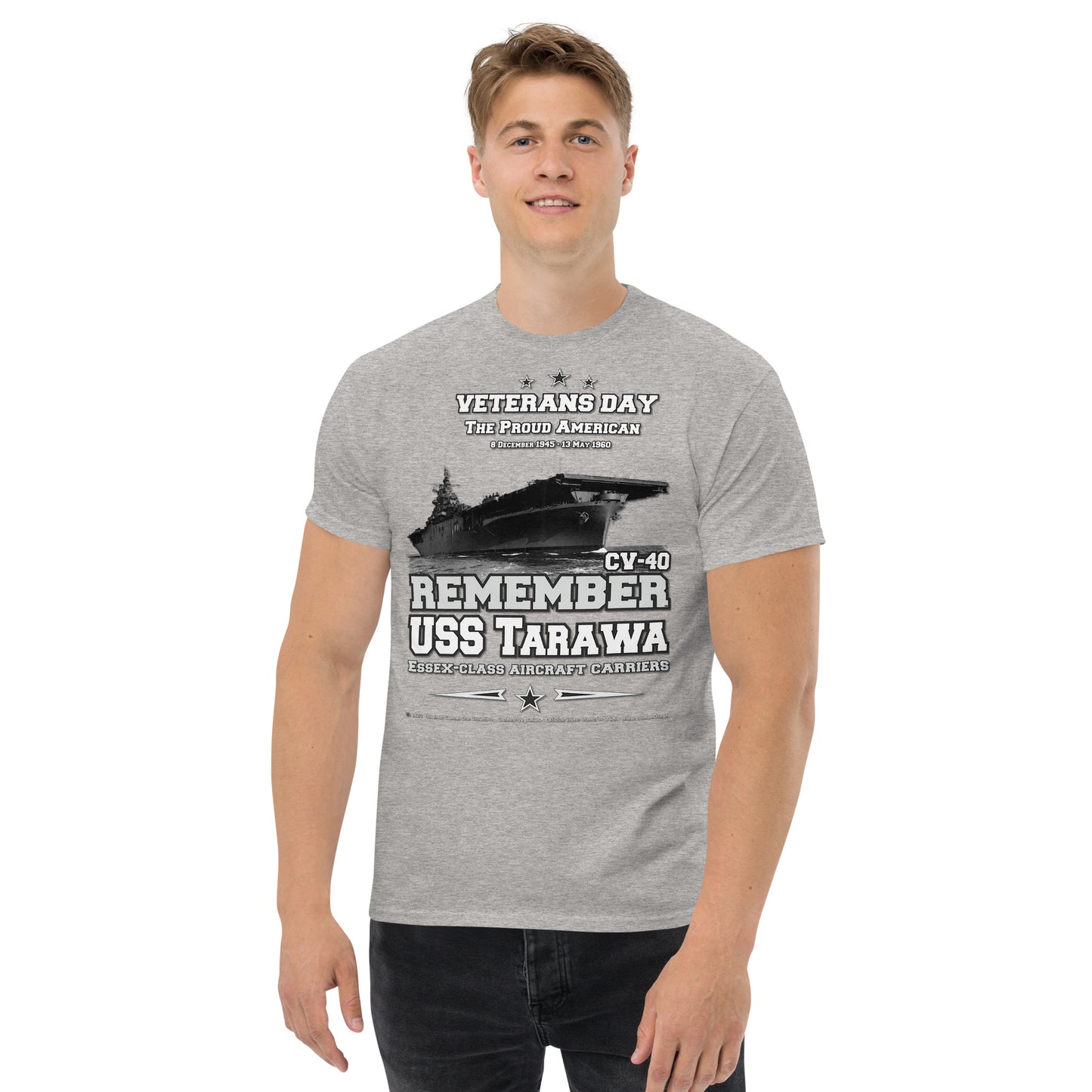 USS TARAWA CV-40 Aircraft Carrier Shipmates T-shirt