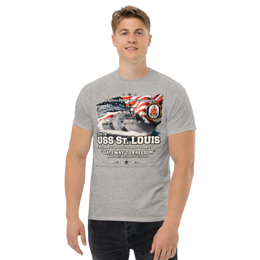 USS ST. LOUIS LCS-19 Littoral Combat Ship Veterans Tee, Comancha Navy Tees,