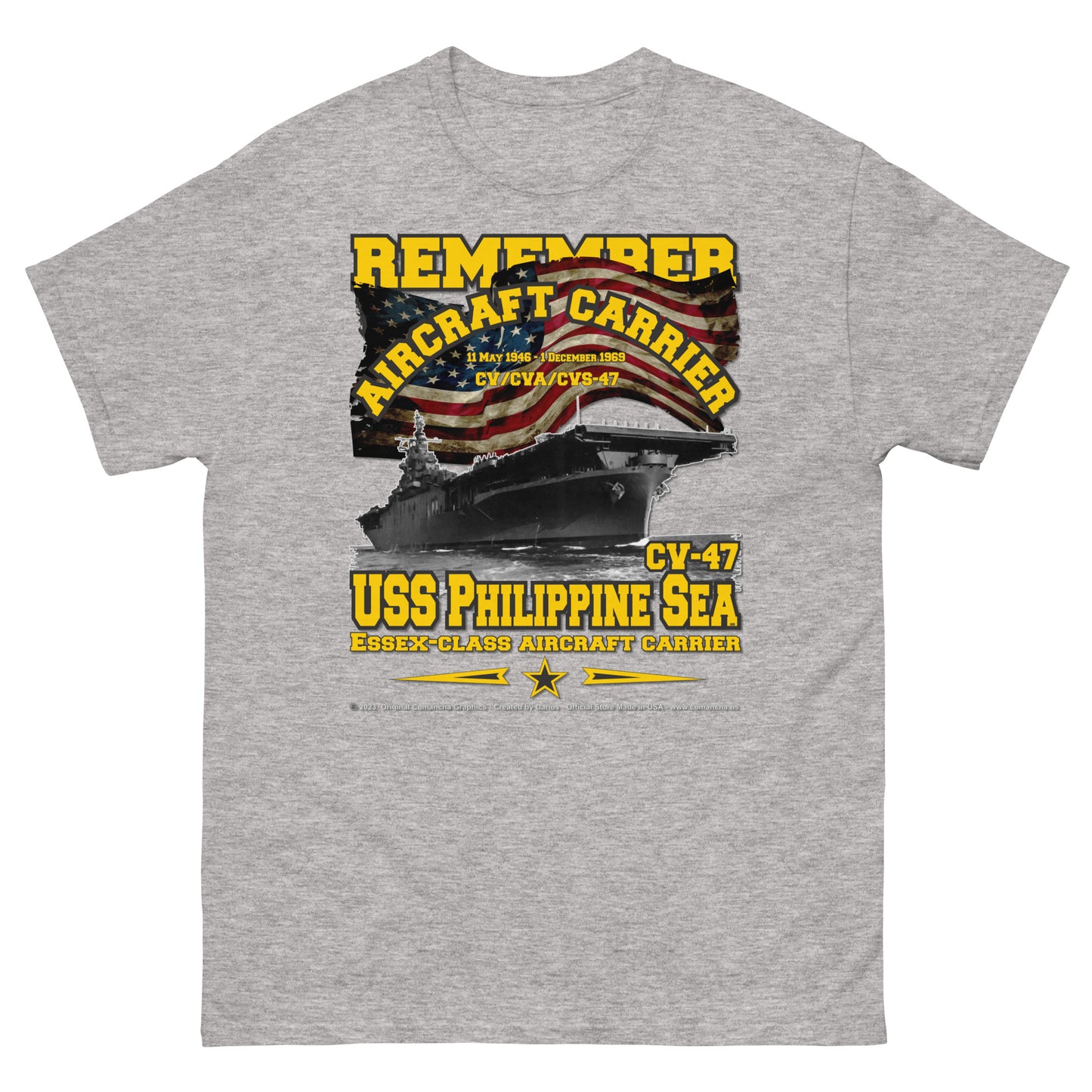 USS PHILIPPINE SEA CV-47 Aircraft Veterans Veterans Classic T-Shirt,