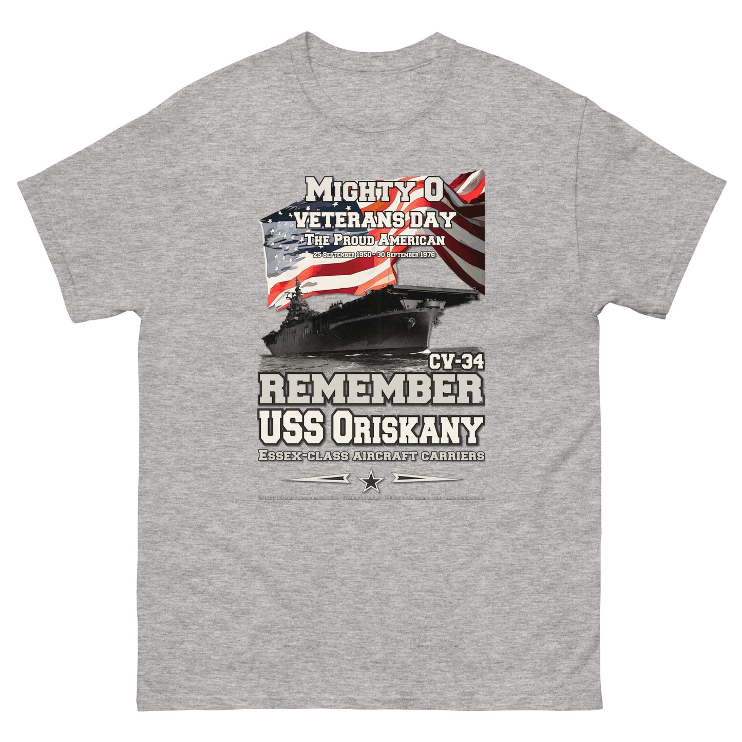USS ORISKANY CV-34 Aircraft Carrier Veterans Classic T-Shirt,