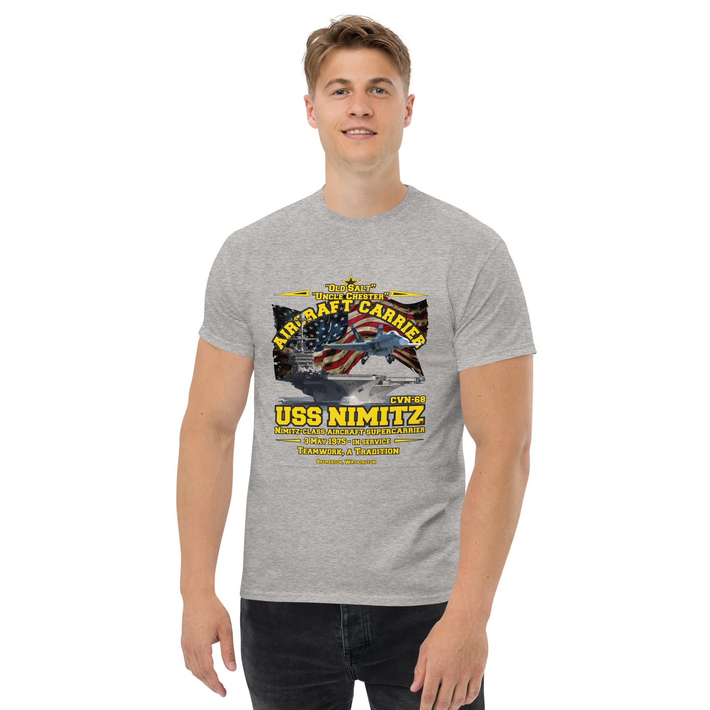 USS NIMITZ CVN-68 Aircraft Carrier T-shirt