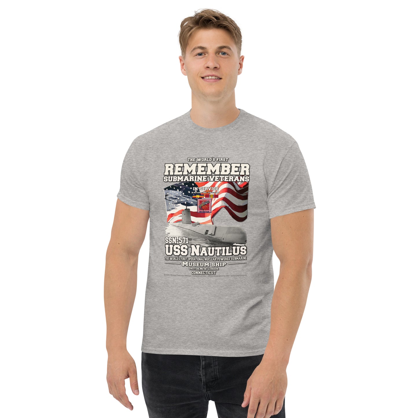 USS NAUTILUS SSN-571 Submarine t-shirt