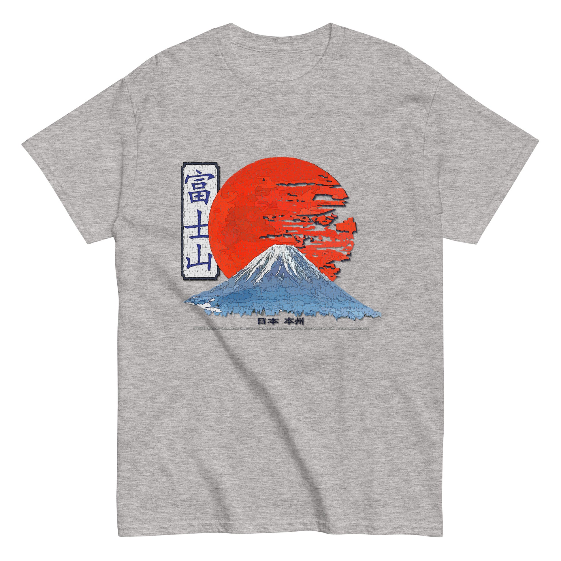 FUJI MOUNTAIN - Japanese Tradition T-Shirt, Comancha Japanese T-shirts,