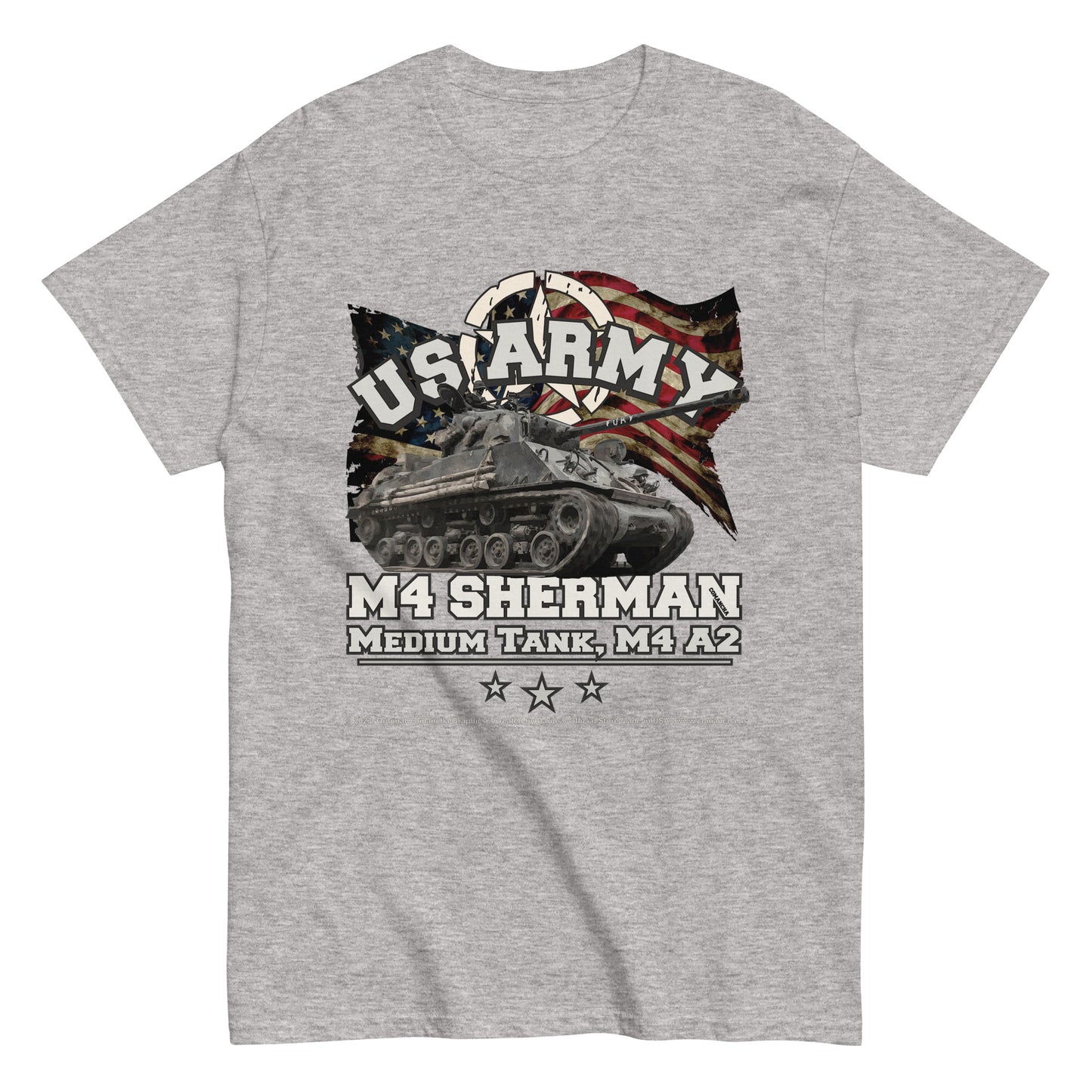 M4 SHERMAN TANK t-shirt, Veterans T-shirt, WW2 Tanks T-shirt, Comancha Military T-shirts,