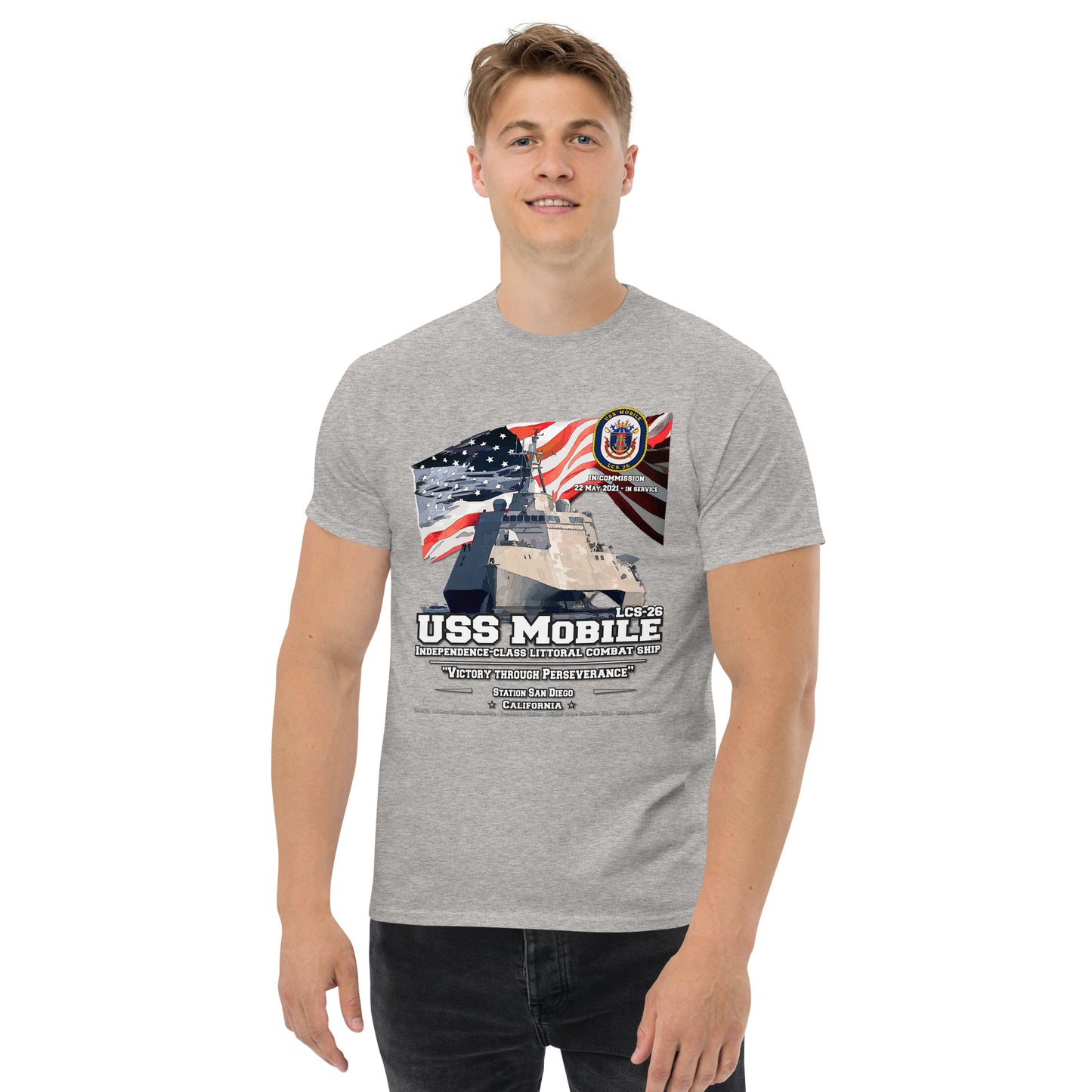 USS MOBILE LCS-26 T-Shirt