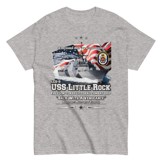 USS LITTLE ROCK LCS-9 Littoral Combat Ship T-Shirt, Comancha T-shirt,