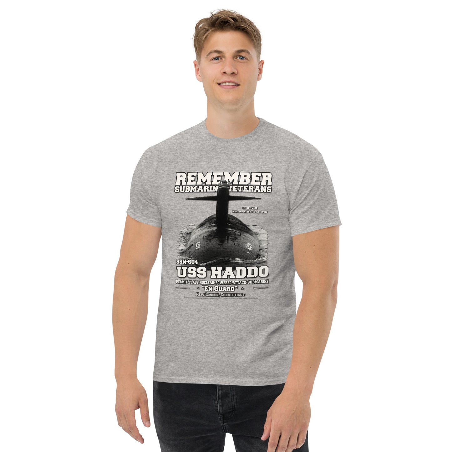 USS HADDO SSN-604 Submarine T-shirt