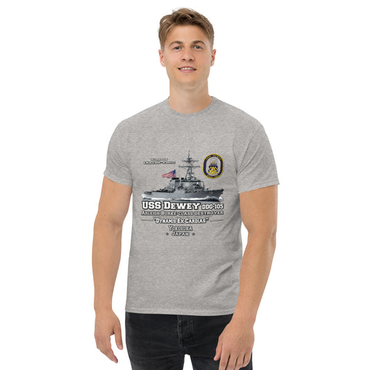 USS DEWEY DDG-105 tee, Destroyer Veterans Classic Tee,