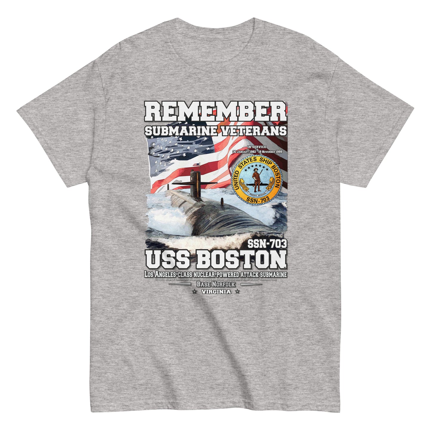 USS BOSTON t-shirt, USS BOSTON SNN-703 t-shirt, Submarine Veterans t-shirt, Veterans T-shirt, T-shirt Shop,