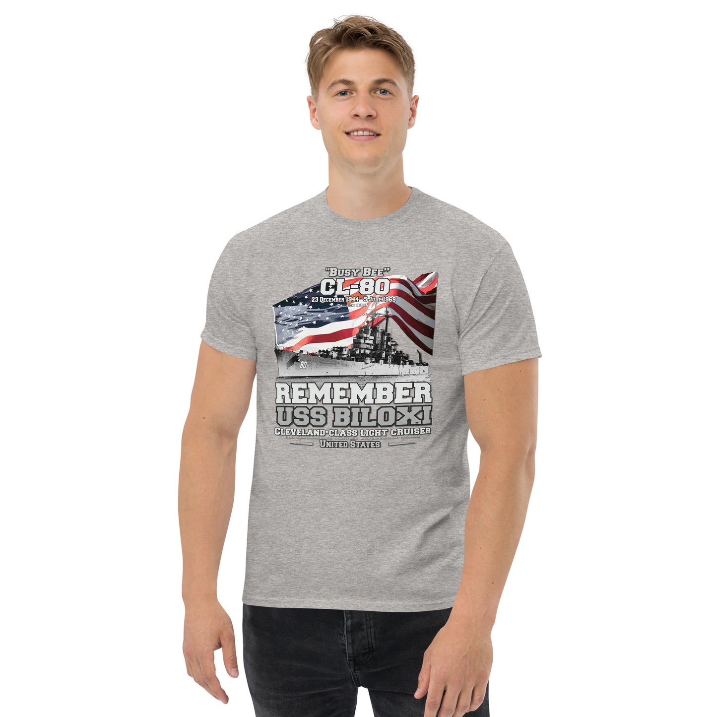 USS BILOXI CL-80 t-shirt, USS BILOXI T-shirt, Veterans Light Cruiser T-shirt, Comancha Navy veterans tee, T-shirt Online Shop,