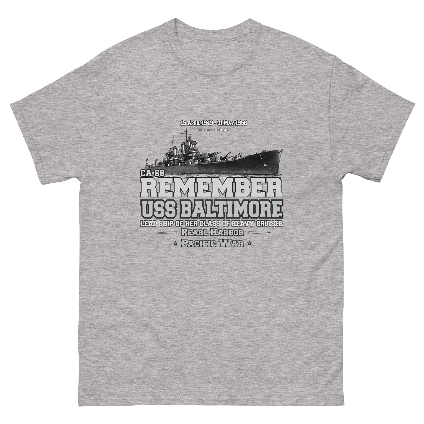 USS BALTIMORE CA-38 t-shirt, USS BALTIMORE t-shirt, Heavy Cruiser Veterans T-shirt, Comancha Navy Tees, us navy t-shirt,
